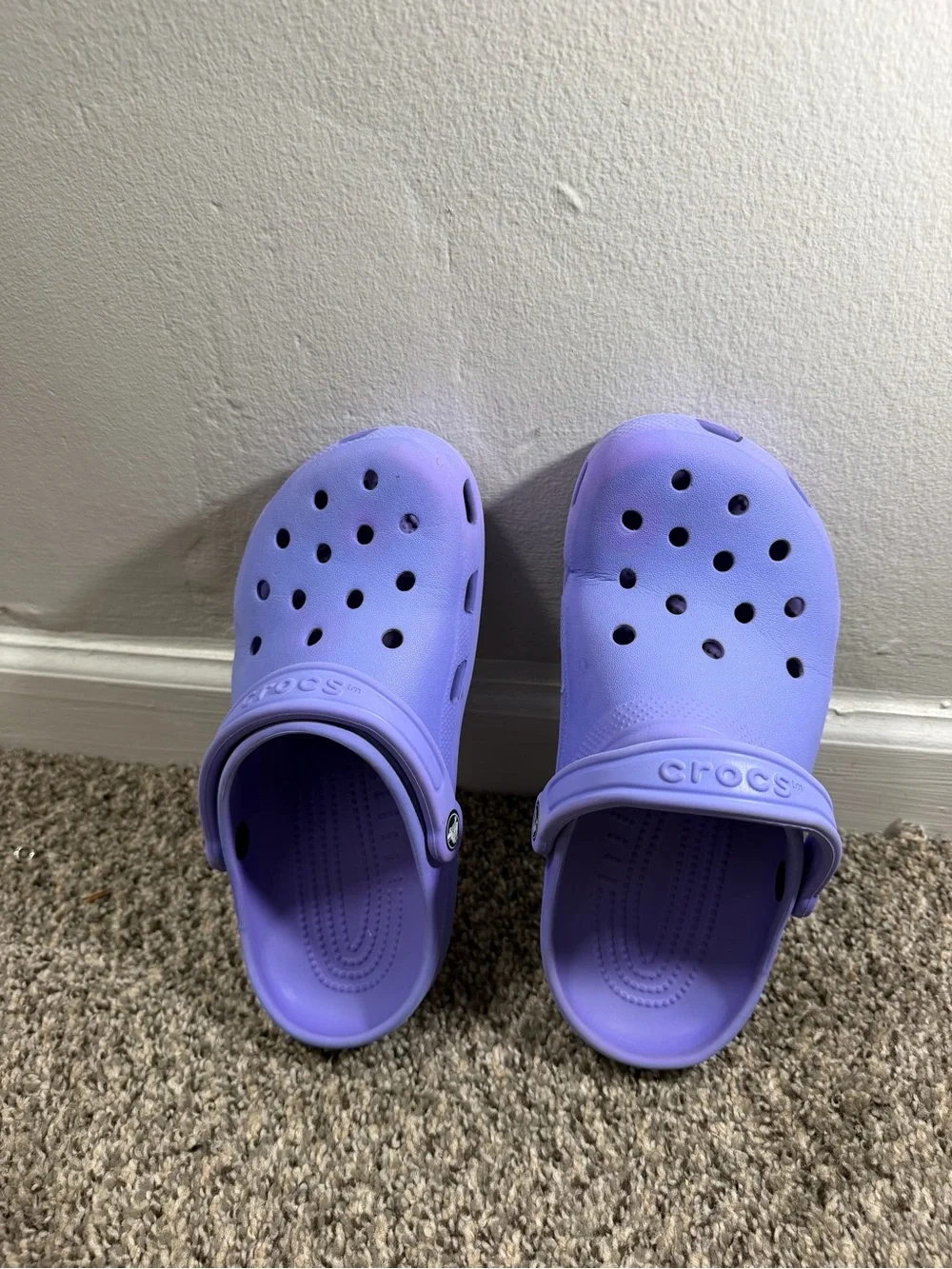 CROCS Kids Lavender Classic Clog Sandals